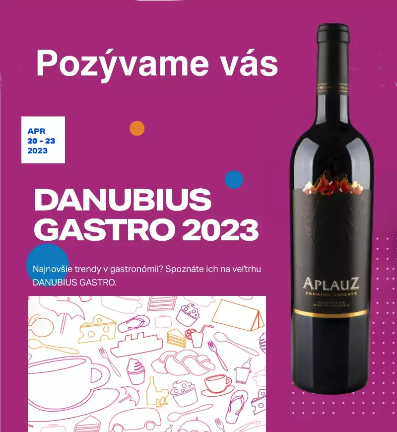 Úspešná účasť našej firmy na výstave Gastro Danubia 2023 nám priniesla nové možnosti a aj uznanie našej práce. Táto výstava bola pre nás výbornou príležitosťou predstaviť skvelé bulharské víno širokej verejnosti a profesionálnej komunite.