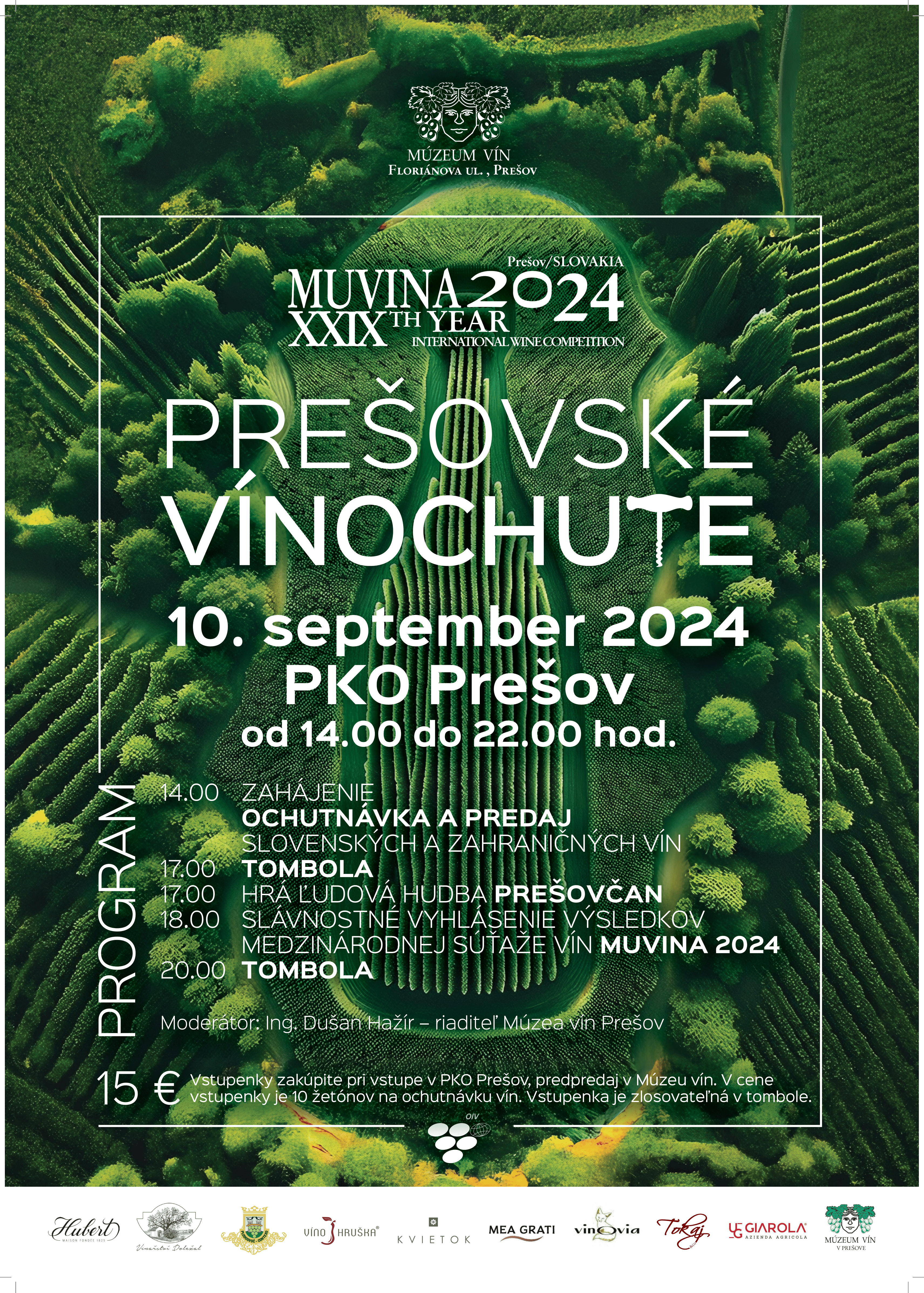 Prešovské vínochute 2024 program